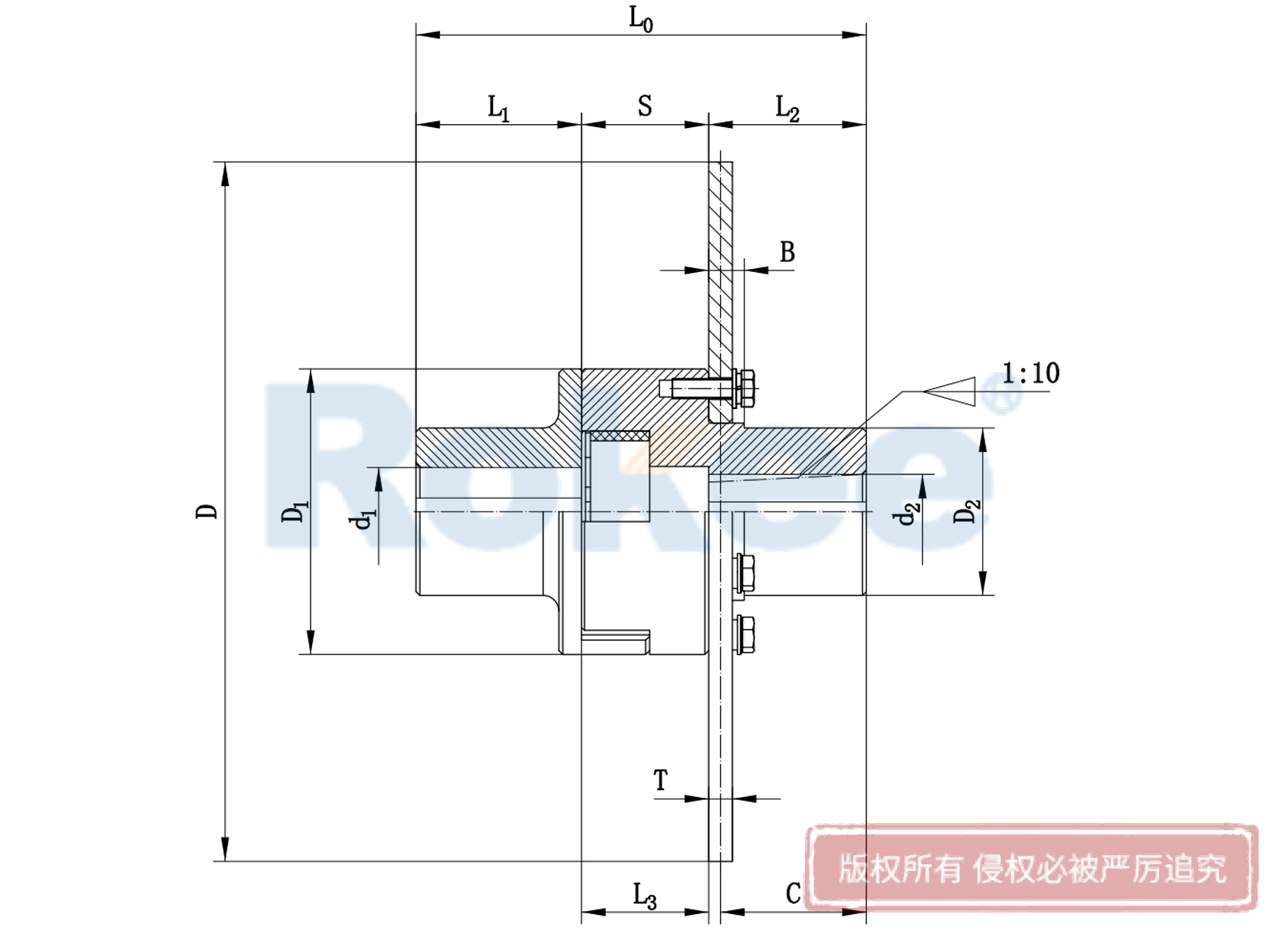 LMPK/MLPK Plum-shaped Flexible Coupling